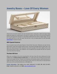 Jewelry Boxes – Love Of Every Women.pdf