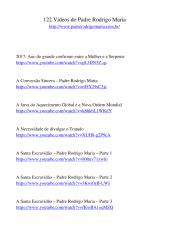 122 vídeos do Padre Rodrigo Maria.pdf