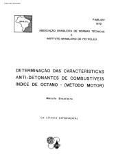NBR P-MB 0457 ABNT - Determinacao Das Caracteristicas Antidetonantes De Combustiveis - Indice De .pdf