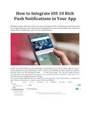 How to Integrate iOS 10 Rich Push Notifications in Your App.pdf