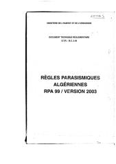 règles parasismiques algériennes rpa 99-version 2003.pdf