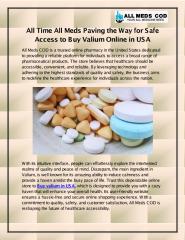All Time All Meds Paving the Way for Safe Access to Buy Valium Online in USA.pdf